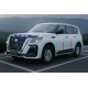 Молдинги дверные (4 шт, черные) для Nissan Armada 2016-2024 гг