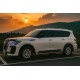 Молдинги дверные (4 шт, черные) для Nissan Armada 2016-2024 гг