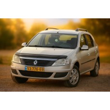 Дефлектор капота (EuroCap) для Renault Logan I 2008-2013 гг