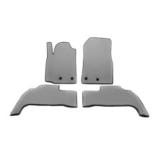 Коврики (2012-2021, EVA, серые) для Toyota Land Cruiser 200