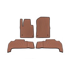 Коврики (2007-2012, EVA, кирпичный) для Toyota Land Cruiser 200