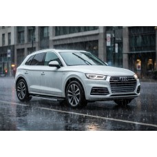Боковые Подножки RedLine (2 шт., Алюминий) для Ауди Q5 2017-2025 гг