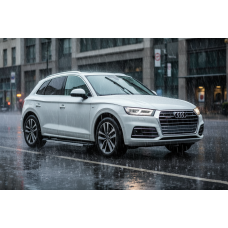 Боковые Подножки RedLine (2 шт., Алюминий) для Ауди Q5 2017-2025 гг