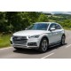 Боковые пороги Bosphorus Grey (2 шт., алюминий) для Ауди Q5 2017-2025 гг