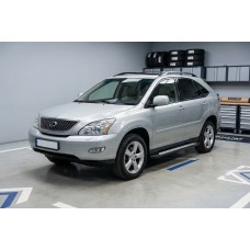 Бокові пороги Vision New Black (2 шт., Алюміній) для Lexus RX 2003-2009 рр