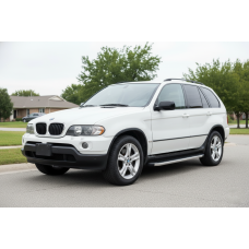 Бокові пороги Fullmond (2 шт, алюм.) для BMW X5 E-53 1999-2006 рр