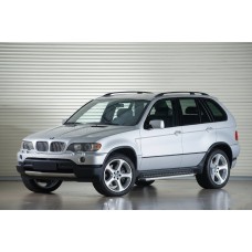 Бокові пороги Tayga Grey (2 шт, алюм.) для BMW X5 E53 1999-2006 рр