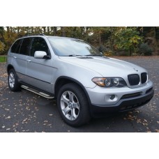 Бокові пороги Tayga V2 (2 шт, алюм.) для BMW X5 E53 1999-2006 рр