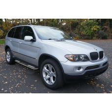 Боковые Подножки Tayga V2 (2 шт, Алюминий) для BMW X5 E53 1999-2006 гг