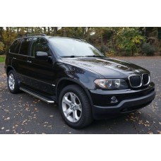 Бокові пороги Maydos V1 (2 шт, алюм.) для BMW X5 E53 1999-2006 рр