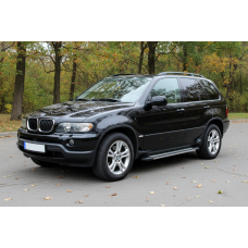 Боковые Подножки Rainbow (2 шт, Алюминий) для BMW X5 E53 1999-2006 гг