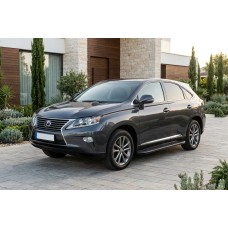 Боковые Подножки Bosphorus Black (2 шт, Алюминий) для Lexus RX 2009-2015 гг