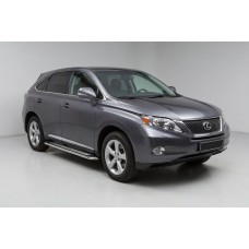 Бокові пороги Maydos V2 (2 шт, алюміній) для Lexus RX 2009-2015 рр