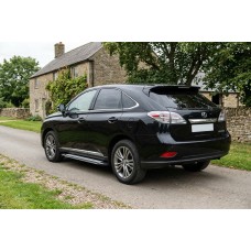 Бокові пороги Rainbow (2 шт, алюміній) для Lexus RX 2009-2015 рр