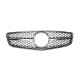 Передняя решетка AMG Silver для Mercedes C-class W204 2007-2015 гг