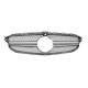 Передняя решетка AMG Silver 2014-2018, с камерой для Mercedes C-сlass W205