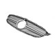 Передняя решетка AMG Silver 2014-2018, с камерой для Mercedes C-сlass W205