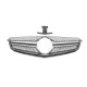 Передняя решетка AMG Silver (для C63) 2012-2015 для Mercedes C-class W204
