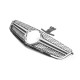 Передняя решетка AMG Silver (для C63) 2012-2015 для Mercedes C-class W204
