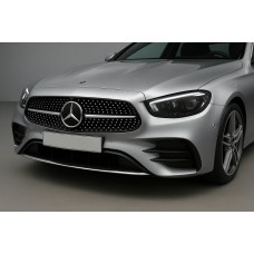 Передня решітка Diamond Silver (AMG Line, 2020-2025) Без місця під камеру для Mercedes E-сlass W213 рр