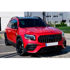 Передняя решетка Panamericana GT (для AMG-Line 2019-2023) Без места под камеру для Mercedes GLB X247 2019- гг