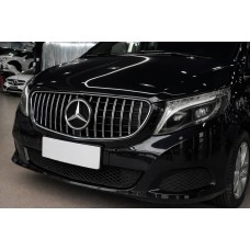Передняя решетка GT Panamericana Хром (2019-2023 для V-class) для Mercedes Vito/V-class W447 2014- гг