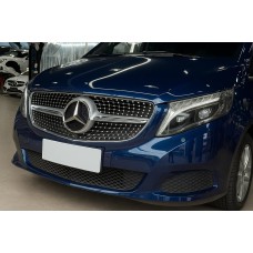 Передня решітка Diamond (2019-2023 для V-class) для Mercedes Vito / V-class W447 2014- рр