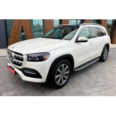 Бокові пороги (2 шт, OEM) для Mercedes GLS X167 2019- рр