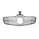 Передняя решетка Diamond Silver для Mercedes C-class W204 2007-2015 гг