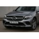 Передняя решетка Diamond Silver (2015-2019) С местом под камеру для Mercedes GLC X253