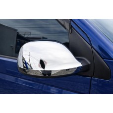 Накладки на дзеркала (2 шт, ABS) Carmos - Хромований пластик для Volkswagen Amarok 2010-2022 рр