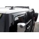 Ветровики на окна (2 шт, HIC) для Toyota FJ Cruiser 2006-2022 гг