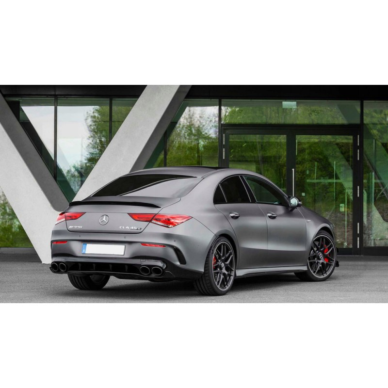 Задний диффузор с насадками CLA45 (для AMG Line) для Mercedes CLA C118 2019- рр