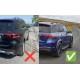 Задний диффузор GLE63 AMG (с насадками Chrome) для Mercedes GLE W167