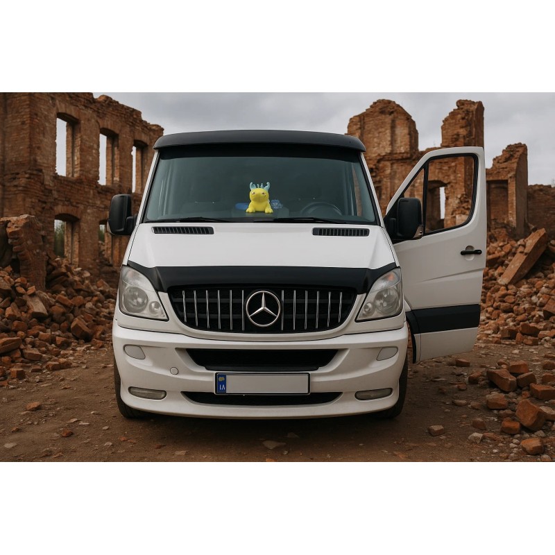 Передня решітка GT Panamericana Chrome (2006-2013) для Mercedes Sprinter W906 рр