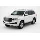 Рейлінги оригінальний дизайн Grey (2 шт) для Toyota Land Cruiser 200