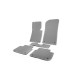 Килимки EVA (сірі) для BMW 3 серія E-46 1998-2006 рр