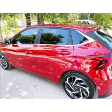 Нижні молдинги стекол (8 шт., Нерж) для Hyundai I-20 2020- рр