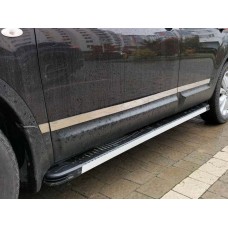 Молдинг дверний Carmos (4 шт, нерж.) Carmos, -20252 (довгий) для Nissan Qashqai 2007-2010 рр