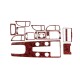 Накладки на панель Дерево для Volvo V50 2004-2012 рр