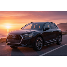 Боковые Подножки Bosphore Black (2 шт., Алюминий) для Ауди Q3 2019- гг