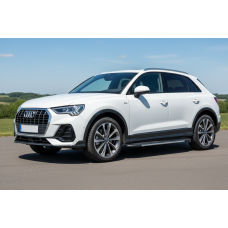 Боковые Подножки Bosphore Grey (2 шт., Алюминий) для Ауди Q3 2019- гг