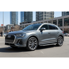 Бокові пороги Duru (2 шт., Алюміній) для Ауди Q3 2019- рр