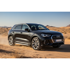 Бокові пороги Maya V1 (2 шт., Алюміній) для Ауди Q3 2019- рр