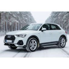 Боковые Подножки Rainbow (2 шт., Алюминий) для Ауди Q3 2019- гг