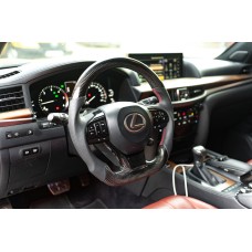 Руль в сборе анатомический (карбон) для Lexus GX460