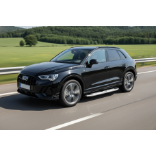 Бокові пороги Mevsim Grey (2 шт., Алюміній) для Ауди Q3 2019- рр