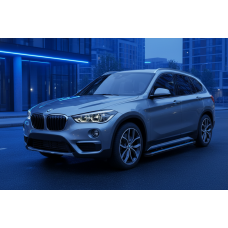 Боковые Подножки Maya Blue (2 шт., Алюминий) для BMW X1 F-48 2015-2022 гг