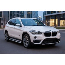 Бокові пороги Maydos V1 (2 шт., Алюміній) для BMW X1 F48 2015-2022 рр