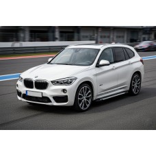 Бокові пороги Line (2 шт., Алюміній) для BMW X1 F48 2015-2022 рр